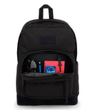 JanSport Right Pack Backpack - Durable Daypack with Padded 15" Laptop Sleeve, Spacious Main Compartment & Integrated Water Bottle Pocket, Monochrome Black