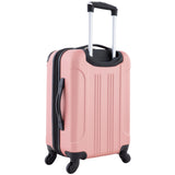 Travelers Club Chicago Hardside Expandable Spinner Luggage, Rose Gold, 22" Carry-On