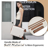 Hulsin Carry on Luggage with Spinner Wheels, 22x14x9 Airline Approved Carry-on Suitcase, Small Hardside Luggage with TSA Lock,Hard Shell Suitcase,Hard Case for Travel (White, 20-Inch)