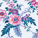 Cotton Large Travel Backpack Travel Bag, Magnifique Floral, One Size