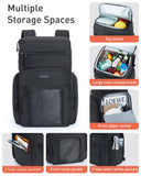 TOURIT Waterproof Cooler Backpack: 30 Cans Insulated Leakproof Portable Cooler Bag Beach Travel Camping Picnic Hiking Black