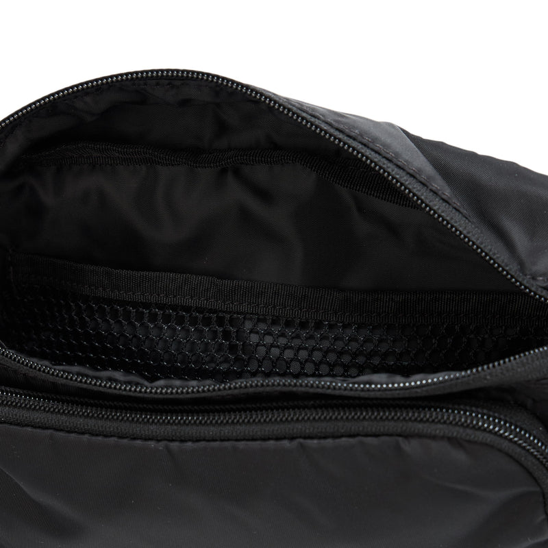 Under Armour, Womens, Studio Waist Bag Crossbody, Black/Black, One Size