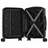 Wrangler ATG Alpine 22" Expandable Rolling Hardside Carry-On Luggage, Jet Black