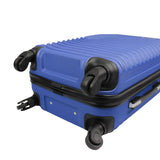 Dejuno Craft Hardside 20-Inch Carry-On Lightweight Spinner Luggage - Blue