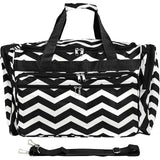 World Traveler Chevron, Black White Che, One Size