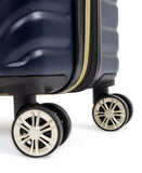 Kenneth Cole REACTION Madison Square Lightweight Hardside Chevron Expandable Spinner Luggage, Navy, 2-Piece Set (20" & 28")
