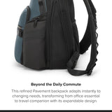 TUMI - Alpha Bravo Navigation Backpack - Everyday Travel and Commute Bag - Fits Up to 15" Laptop - 16.0" X 14.0" X 7.3" - Pavement