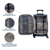 Travelpro Tourlite Softside 21" Expandable Luggage with 4 Spinner Wheels, Lightweight Suitcase, Carry-On, Blue