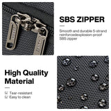 Hanke Large Expandable checked Luggage Suitcases with Wheels Foldable Duffle Bag for Travel suitcase for Women Men Garment Bag（Black）