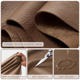 KALIDI Slouchy Hobo Bag Vegan Leather Suede Tote Bag Weekender Shoulder for Women Casual Travel Purse, Coffee