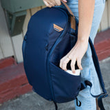 Peak Design Everyday Backpack Zip 15L, Midnight, 270-Degree Zip, Dual Side Pockets, FlexFold Dividers, Fits 15" Laptop, For Camera Carry, Daily Commutes or Travel, Versatile Backpack for Men and Women