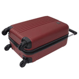 Travelers Club Cosmo Luggage, Rhubarb Red - 20 Inch, 20-Inch