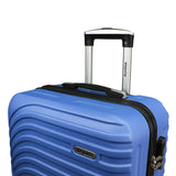 Dejuno Craft Hardside 20-Inch Carry-On Lightweight Spinner Luggage - Blue