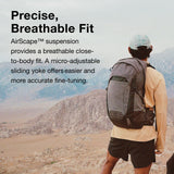 Osprey Talon 22L Men's Lightweight Hiking Backpack - Small Daypack for Travel & Camping, Black/Coal Grey - backpacks4less.com