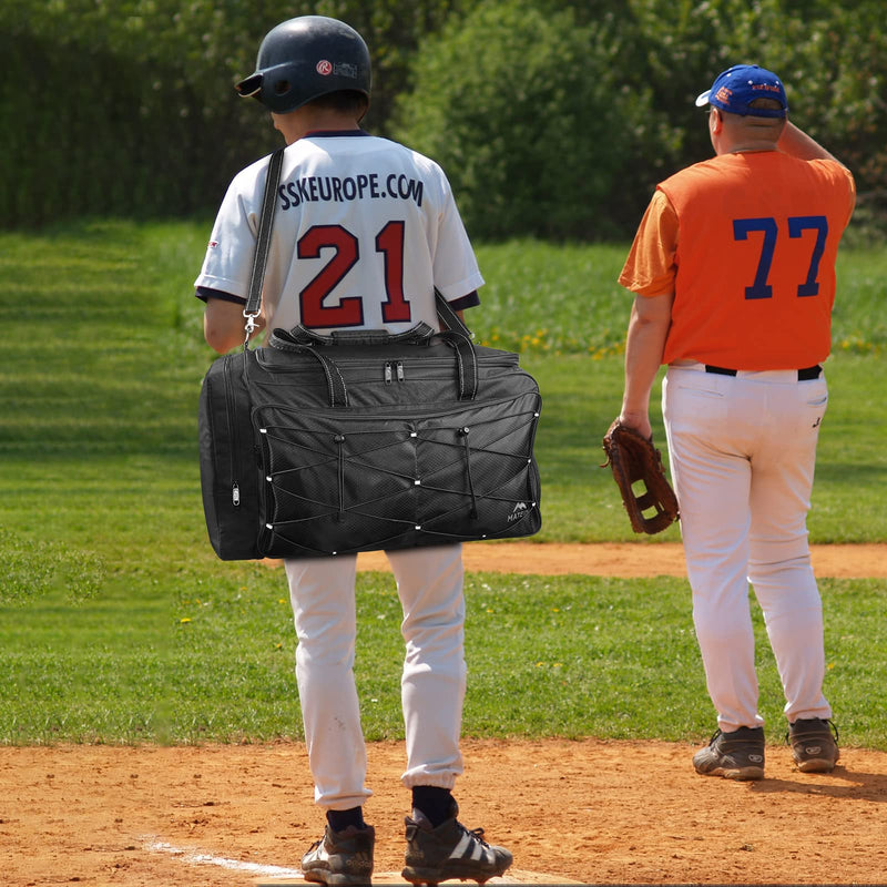 MATEIN Extra Large Catchers Gear Bag, 90 L Baseball Bag with Vented Shoes Compartment and Bat Holder for Baseball Equipment, Softball Duffle Fits Batting Mitten, Tball Gear, Helmet for Adult Men