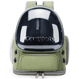 Cawypety Cat Backpack Carrier, Breathable Cat Carrier Large Space Bubble Pet Backpack for Kitty Small Dog up to 15lbs, Transparent & Foldable Pet Carrier for Travel Hiking
