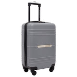 Travelers Club 22" Richmond Spinner Carry-On Luggage, Charcoal