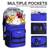 Upgraded Cooler Backpack 24 Cans – Lightweight Insulated Backpack Cooler, Leak-Proof & 18-Hour Ice Retention for Beach, Camping, Hiking (Men, Women, Family)