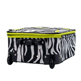 Rockland Fashion Softside Upright Luggage Set, Expandable, Lime Zebra, 2-Piece (14/19)