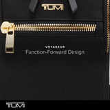 TUMI - Voyageur Persia Crossbody - Nylon Crossbody Travel Shoulder Bag for Women & Men - Stain- & Water-Resistant Fabric - Black & Gold