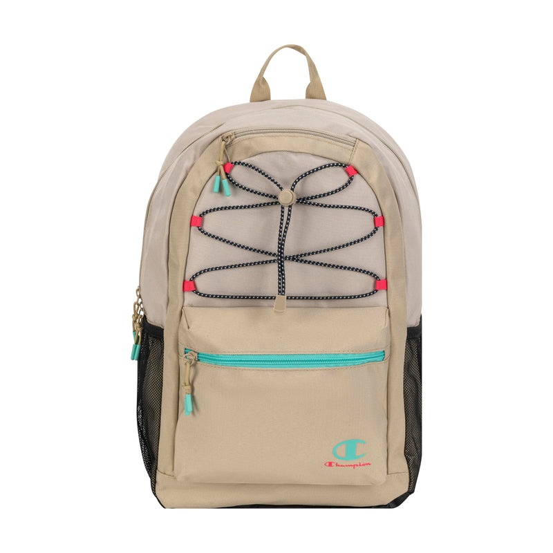 Champion Bungee Backpack, Tan Combo, OS