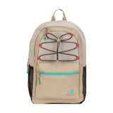 Champion Bungee Backpack, Tan Combo, OS