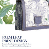 Tommy Bahama Messenger Bag, Women's Crossbody Purse with Adjustable Shoulder Strap, Navy, One Size