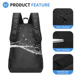 SUIKIHUM 20L Small Hiking Daypack for Women Men, Foldable Packable Backpack, Lightweight Water-Repellent Travel Daypack for Camping Outdoor, Black