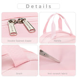 abshoo Lunch Bag for Women Girls Reusable Tote Lunch Bags Insulated Lunch Bag for School Work Picnic Travel (Pink)