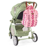 Montana West Wrangler Diaper Bag Backpack Aztec Travel Backpack Purses Western Multi-Function Baby Bags for Mom with Waterproof Insulated Pockets