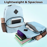 Trail maker Reflective School Backpack for Kids | Colorful Backpack with Adjustable Straps, Side Water Bottle Pockets (Blue)