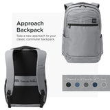TravisMathew Approach Backpack with Laptop Sleeve, Water-Resistant Everyday Bag for Work, Travel & Hiking, Shadow Grey