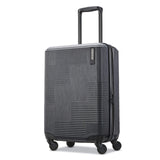 American Tourister Stratum XLT Expandable Hardside Luggage with Spinner Wheels, Jet Black, Carry-On 21-Inch