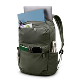 Samsonite Better Than Basic Backpack - Dedicated Laptop Compartment, Quick Stash Front Pockets and Lightweight Breathable Airmesh - Olive
