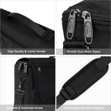 MATEIN Messenger Bag for Men, Briefcases Lightweight Men's Laptop Bag 15.6 inch Water Resistant Crossbody School Satchel Bags Computer Work Office Bag with Shoulder Strap, Black