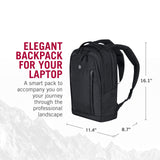 Victorinox Altmont Professional Compact Laptop Backpack - Tablet & Laptop Bag for Travel Accessories - Computer Backpack Includes Sleek Organizer - 16 Liters, Black