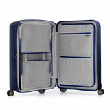 Traveler's Choice Pagosa Hardshell Expandable Luggage with Spinner Wheels, Navy, 3-Piece Set (22/26/30)