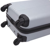 Travelers Club Cosmo Luggage, Silver-2 Piece Set (28"/20")