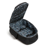 Vera Bradley Women's Performance Twill Travel Backpack Travel Bag, Black, One Size