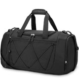 Vorspack Gym Bag for Men - 21 Inches Duffle Bag for Travel Lightweight Duffel Bag with Shoe Compartment Personal Item Travel Bag Weekender Bag for Travel Sports Gym - Black