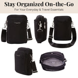 Baggallini Womens Modern Everywhere Explorer Crossbody, Black