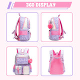 Meetbelify Backpack for School - Aesthetic Bookbag for Elementary to Teen Girls, Cute School Bag for Kids 8-10