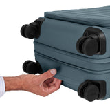 Away Softside Bigger Carry-On Suitcase, 23 Inch Expandable High-Strength Nylon Luggage With Spinner Wheels, Meets Requirements for Most Major Airlines, Coast Blue