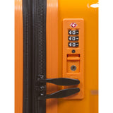 Dejuno Lumos Hardside 3-Piece Expandable Spinner Luggage Set - Orange