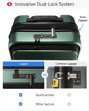 LUGGEX Carry On Luggage and 6 Set Travel Packing Cubes Bundle – Travel Essentials