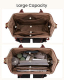 LOVEVOOK Laptop Backpack for Women with Giant Tumbler Holder Pocket, 15.6 inch Travel Work Backpack Purse for Nurse Teacher, Waterproof School Bag College Bookbag Cute Casual Daypack for Girls