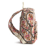 Vera Bradley Women's Premium Cotton Small Banbury Backpack, Blooming Paisley, One Size