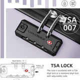 Anwick Luggage Sets 6 Piece Hardside Expandable Suitcase Set with Spinner Wheels TSA Lock Black, Travel Luggage Set Clearance for Men and Women (purple)