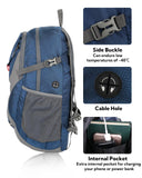 WATERFLY Lightweight Packable Hiking Backpack: 30L Foldable Travel Daypack Ultralight Camping Day Pack for Woman Man