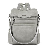 CLUCI Backpack Purse for Women Large Womens Leather Travel Fashion Backpack Purse Designer Ladies Shoulder Bags with Tassel
